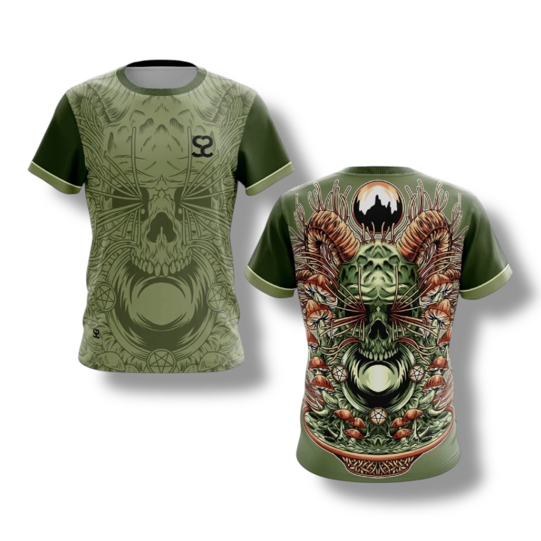 Camiseta Skulls Mushrooms
