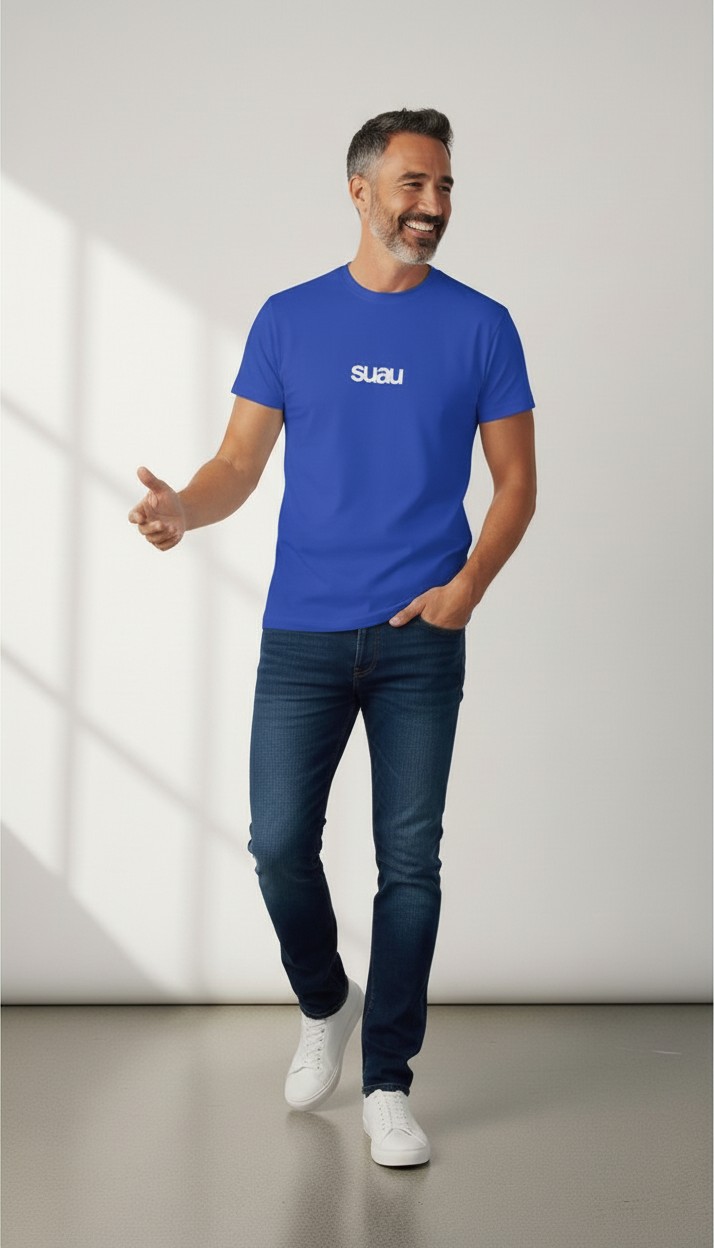 CAMISETA COTTON ROYALBLANCO - Imagen 3