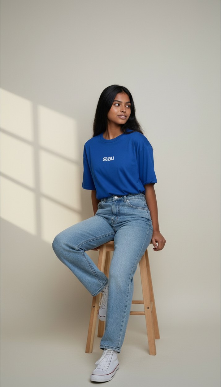 CAMISETA COTTON ROYALBLANCO - Imagen 2
